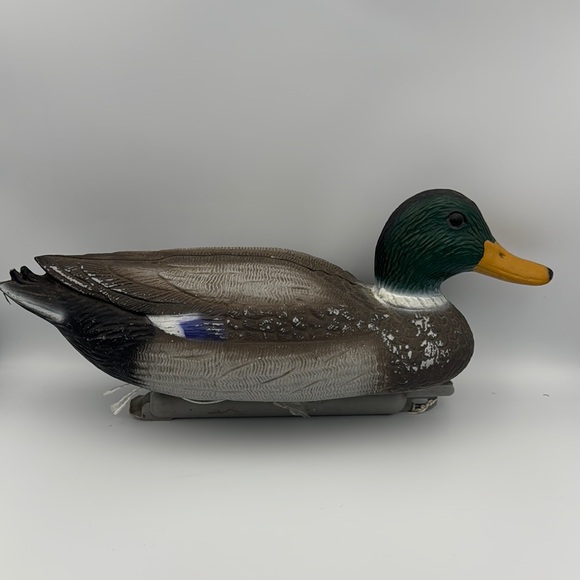 Other - Handpainted Male Mallard Plastic Decoy Duck‎ 17”